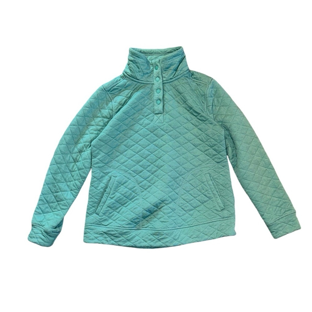 Modern Canvas quilted pullover jacket